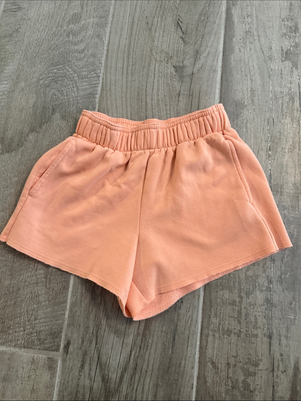 DSG Peach Elastic-Waist Athletic Shorts